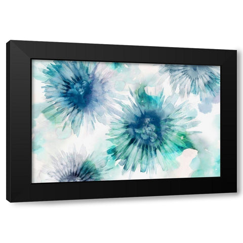 Beyond Bloom Black Modern Wood Framed Art Print with Double Matting by Watts, Eva