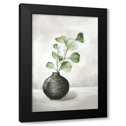 Quiet Zen II Black Modern Wood Framed Art Print with Double Matting by Watts, Eva