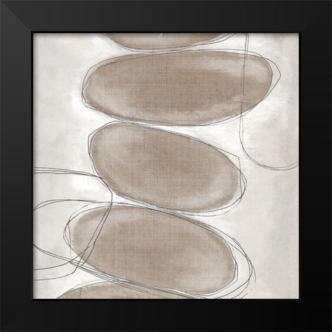 Modern Inuk Shuk I Black Modern Wood Framed Art Print by Watts, Eva