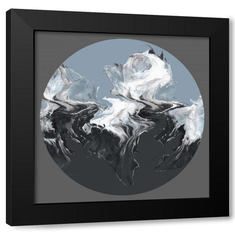 Centered Composed IÂ  Black Modern Wood Framed Art Print with Double Matting by Watts, Eva