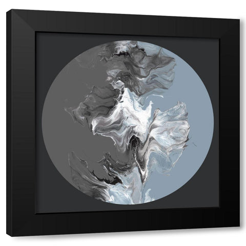 Centered Composed II Black Modern Wood Framed Art Print with Double Matting by Watts, Eva