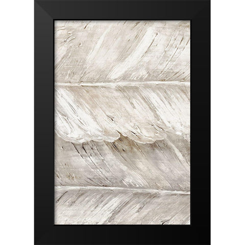 Leaf Overlay I  Black Modern Wood Framed Art Print by Watts, Eva