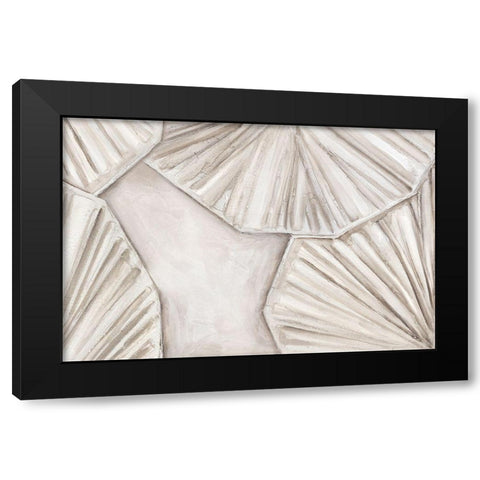 White Lotus I  Black Modern Wood Framed Art Print by Watts, Eva