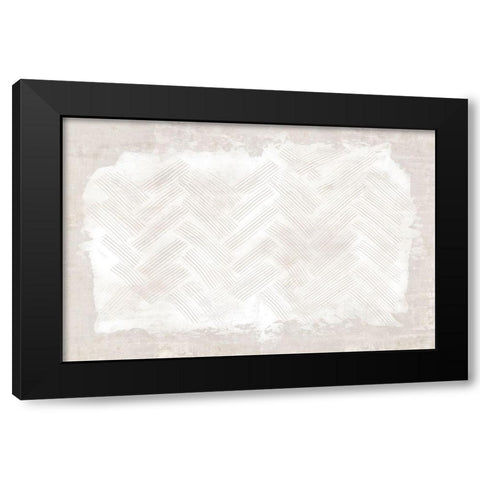 Embossed I  Black Modern Wood Framed Art Print with Double Matting by Watts, Eva