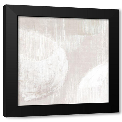 Nordic Neutral  Black Modern Wood Framed Art Print with Double Matting by Watts, Eva