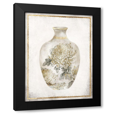 Priceless Vase I  Black Modern Wood Framed Art Print with Double Matting by Watts, Eva