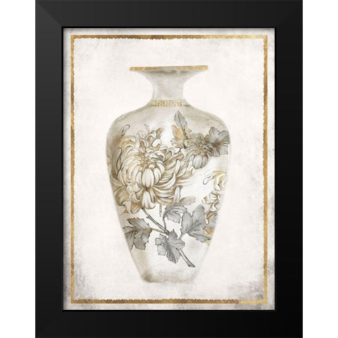 Priceless Vase II Black Modern Wood Framed Art Print by Watts, Eva