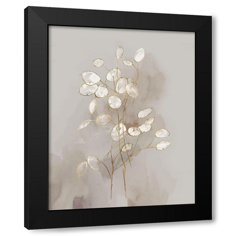 Transparent I  Black Modern Wood Framed Art Print by Watts, Eva