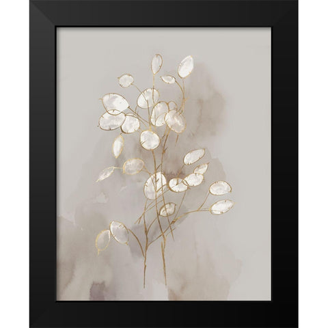 Transparent I  Black Modern Wood Framed Art Print by Watts, Eva