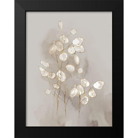 Transparent II Black Modern Wood Framed Art Print by Watts, Eva