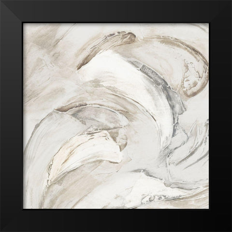 Ripples of Wave I  Black Modern Wood Framed Art Print by Watts, Eva