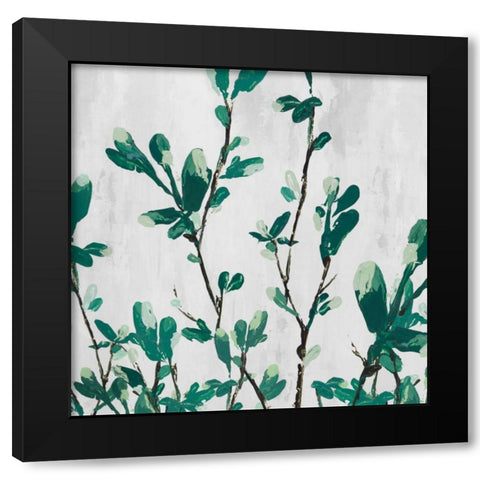 The Branch II Black Modern Wood Framed Art Print with Double Matting by Isabelle Z