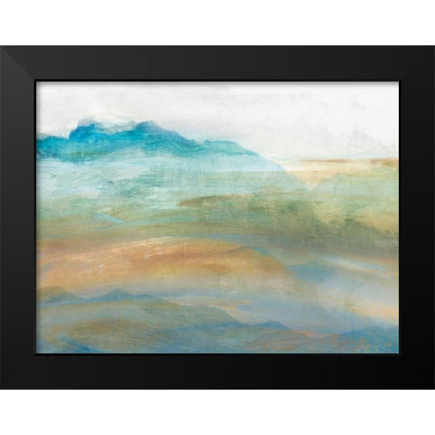 Panorama II Black Modern Wood Framed Art Print by Isabelle Z