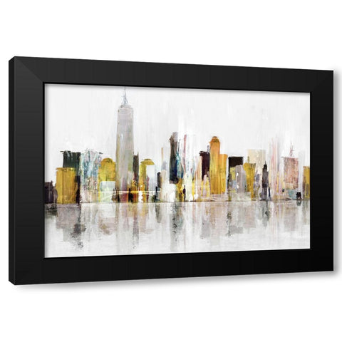 Towering Over Buildings III Black Modern Wood Framed Art Print with Double Matting by Isabelle Z