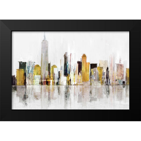 Towering Over Buildings III Black Modern Wood Framed Art Print by Isabelle Z
