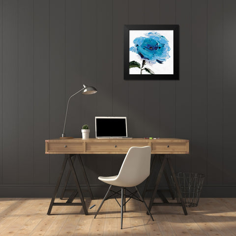 Sherry I  Black Modern Wood Framed Art Print by Isabelle Z
