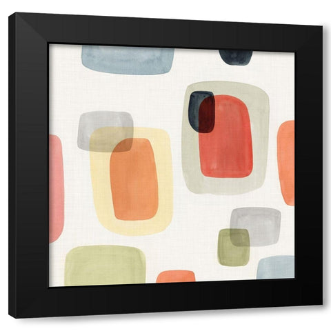Commerce I Black Modern Wood Framed Art Print with Double Matting by Isabelle Z