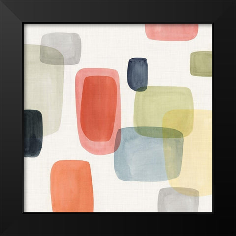 Commerce II Black Modern Wood Framed Art Print by Isabelle Z