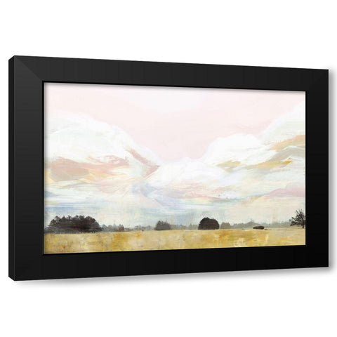 Views II Black Modern Wood Framed Art Print by Isabelle Z