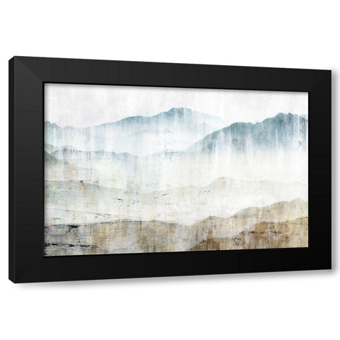Beneath I Black Modern Wood Framed Art Print by Isabelle Z