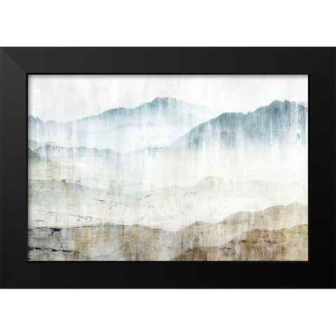 Beneath I Black Modern Wood Framed Art Print by Isabelle Z