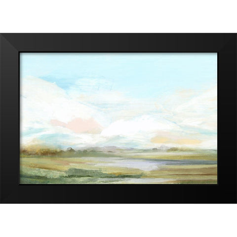 Habit II Black Modern Wood Framed Art Print by Isabelle Z