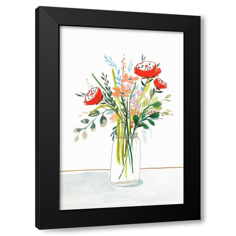 Spring Clean I  Black Modern Wood Framed Art Print with Double Matting by Isabelle Z