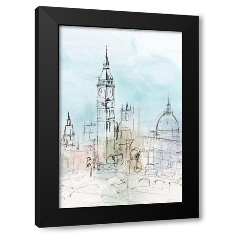 New York City I Black Modern Wood Framed Art Print with Double Matting by Isabelle Z