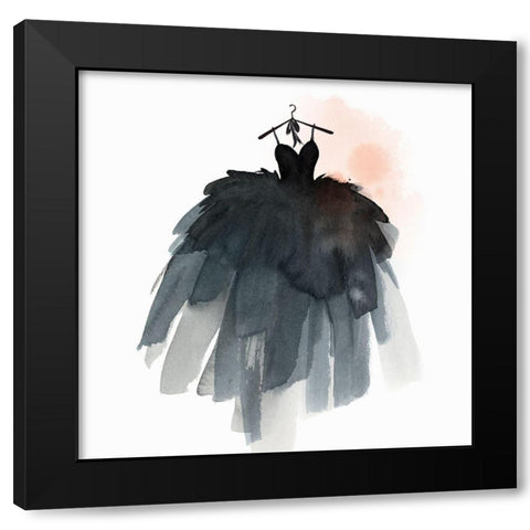Little Black Dress III  Black Modern Wood Framed Art Print by Isabelle Z