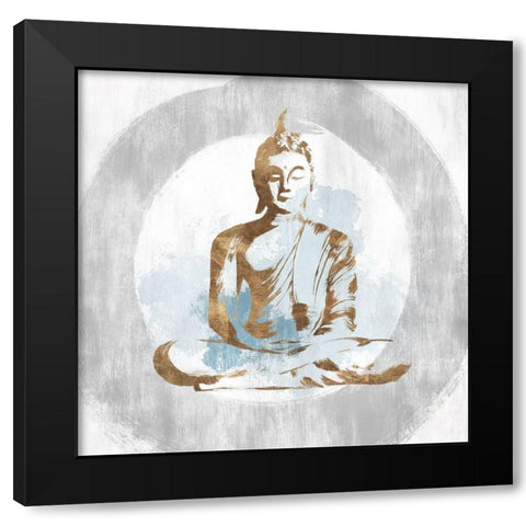 Buddhist II Black Modern Wood Framed Art Print by Isabelle Z