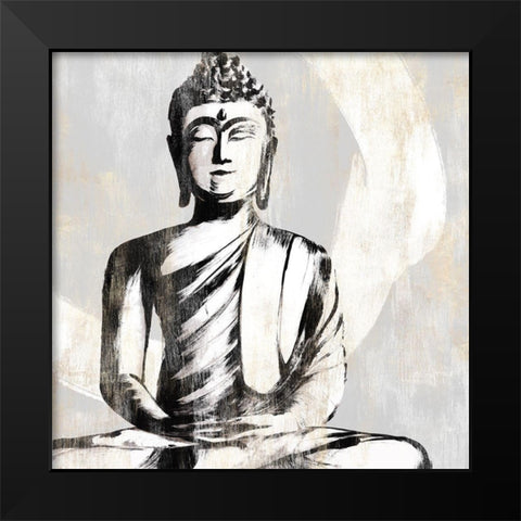 Buddha I Black Modern Wood Framed Art Print by Isabelle Z