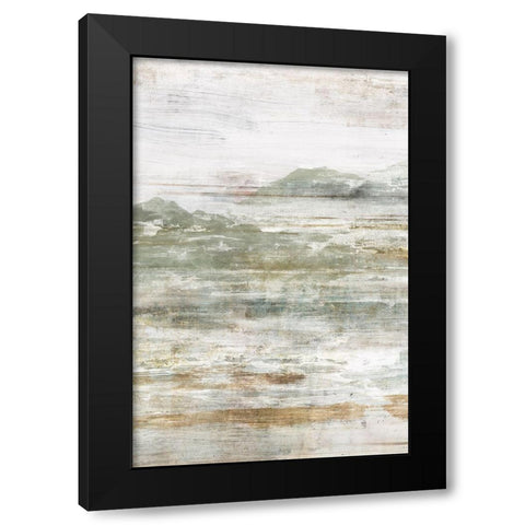 Beyond the Land II Black Modern Wood Framed Art Print by Isabelle Z