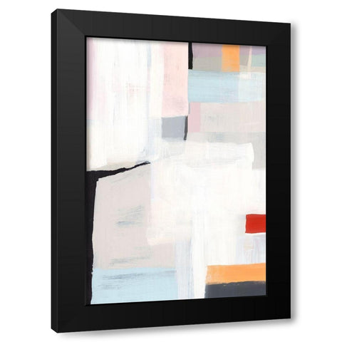 Meno II Black Modern Wood Framed Art Print with Double Matting by Isabelle Z