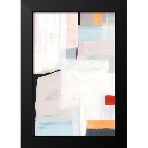 Meno II Black Modern Wood Framed Art Print by Isabelle Z