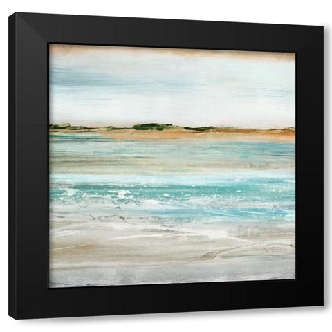 Retrospective I  Black Modern Wood Framed Art Print with Double Matting by Isabelle Z