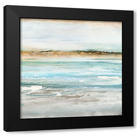 Retrospective II  Black Modern Wood Framed Art Print with Double Matting by Isabelle Z