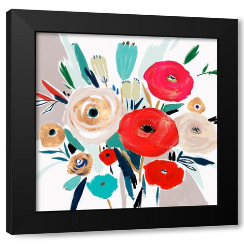 Sweet Caroline I  Black Modern Wood Framed Art Print by Isabelle Z