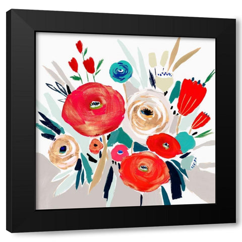 Sweet Caroline II  Black Modern Wood Framed Art Print by Isabelle Z