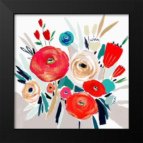 Sweet Caroline II  Black Modern Wood Framed Art Print by Isabelle Z