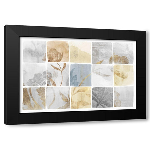 Neutral Titles  Black Modern Wood Framed Art Print with Double Matting by Isabelle Z