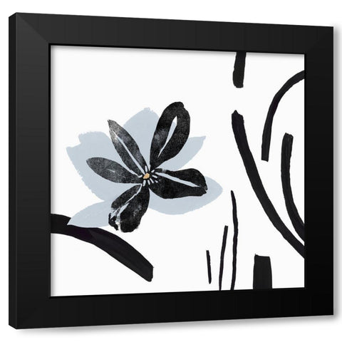 Interflora II  Black Modern Wood Framed Art Print with Double Matting by Isabelle Z