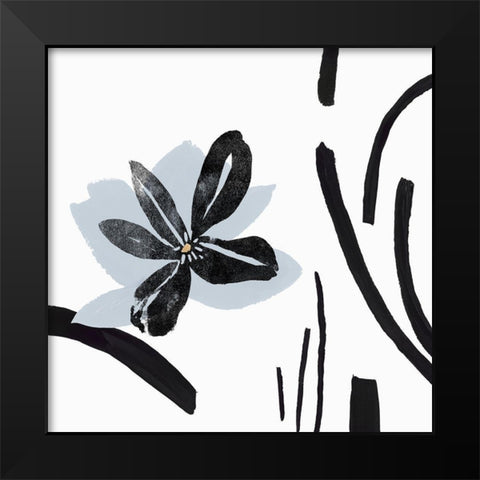 Interflora II  Black Modern Wood Framed Art Print by Isabelle Z