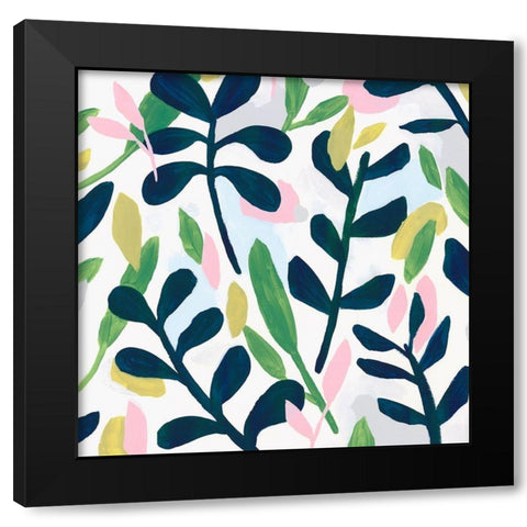 Into the Forest II  Black Modern Wood Framed Art Print with Double Matting by Isabelle Z