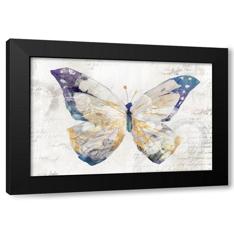 Butterfly Effect I  Black Modern Wood Framed Art Print by Isabelle Z