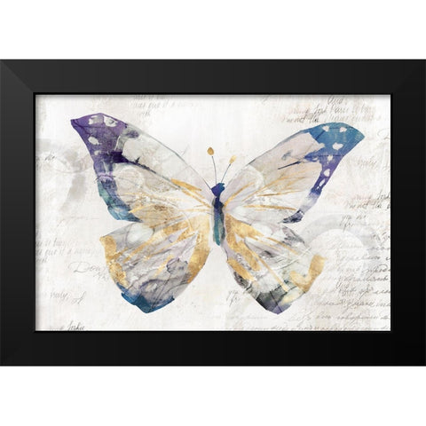 Butterfly Effect I  Black Modern Wood Framed Art Print by Isabelle Z