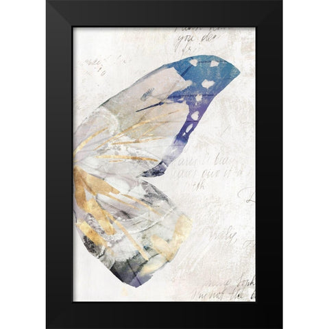 Butterfly Effect III  Black Modern Wood Framed Art Print by Isabelle Z