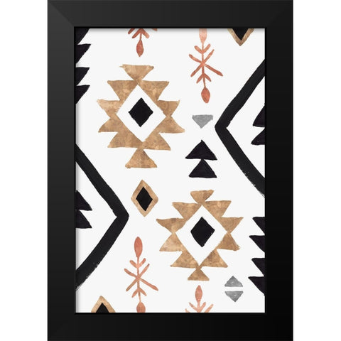 Rhythemics I  Black Modern Wood Framed Art Print by Isabelle Z