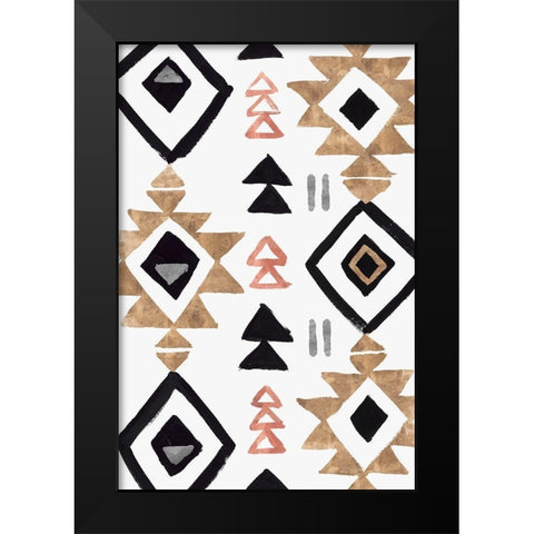 Rhythemics III  Black Modern Wood Framed Art Print by Isabelle Z