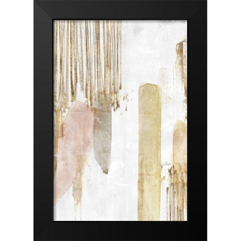 Band of Gold I  Black Modern Wood Framed Art Print by Isabelle Z