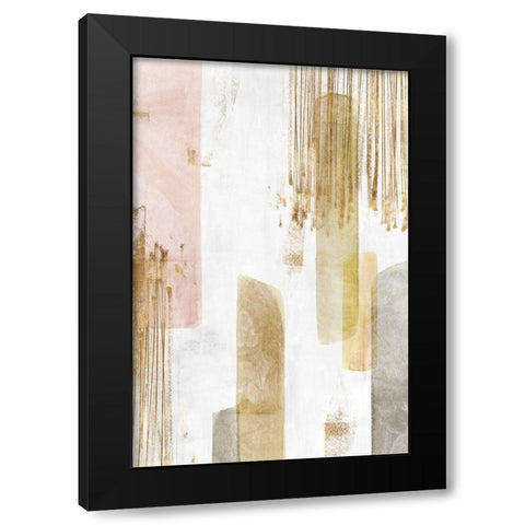 Band of Gold II  Black Modern Wood Framed Art Print with Double Matting by Isabelle Z